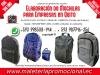 ELABORACION DE MOCHILAS PUBLICITARIAS PARA EMPRESAS