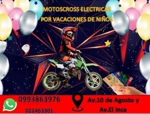 Venta de minimotos electricas por vacaciones de niños