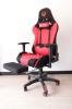 Silla Gamer Meetion Roja / Silla Gamer con Masajeador Lumbar y Reposapiés