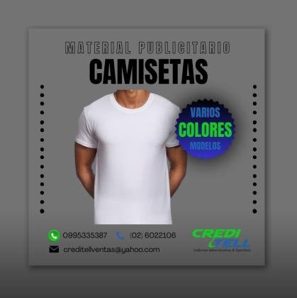 CAMISETAS EN POLI ALGODON