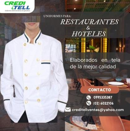 CHAQUETAS PARA UNIFORMES DE RESTAURANTE