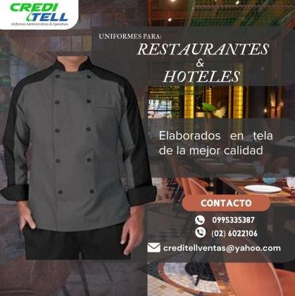 CHAQUETAS PARA UNIFORMES DE RESTAURANTE