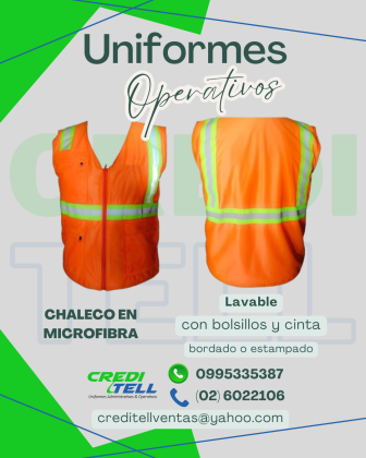 Chalecos con cinta reflectiva para trabajo